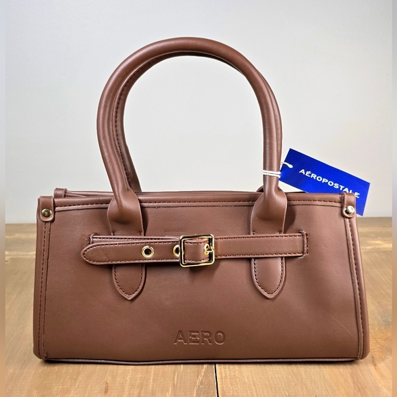 Aeropostale Handbags - Aeropostale Tan Satchel Bag